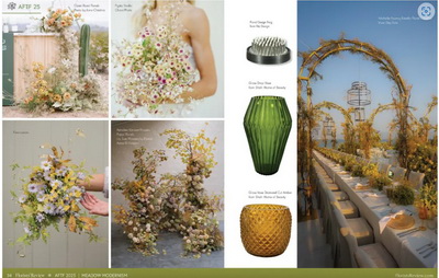 Am Floral trends 2025 Meadow Modernism